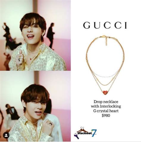 bts v 26k diamond gucci choker|BTS v Gucci outfits.